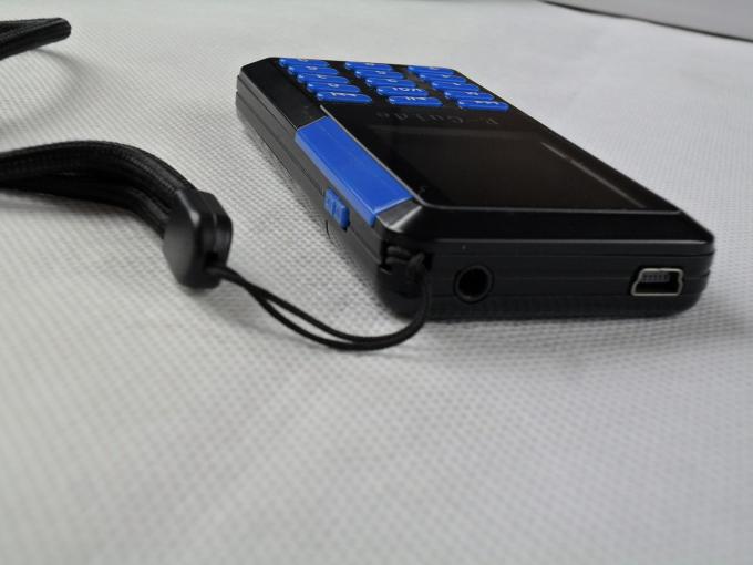 Système audio bleu et noir de système sans fil portatif de guide touristique du guide 006A
