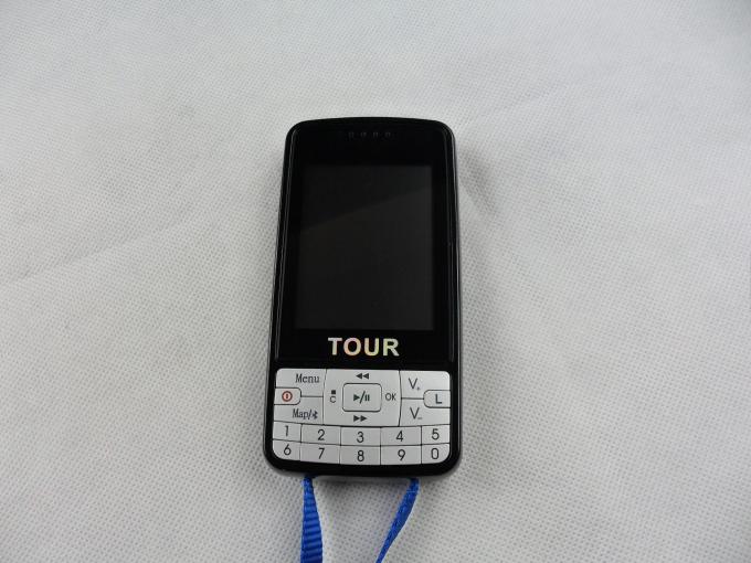 système automatique du guide touristique 007B avec l'écran d'affichage à cristaux liquides, système noir de microphone de guide touristique