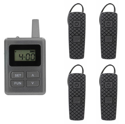 100 Channel E8 Ear Hanging Wireless Tour Guide System , Simultaneous Translation Equipment