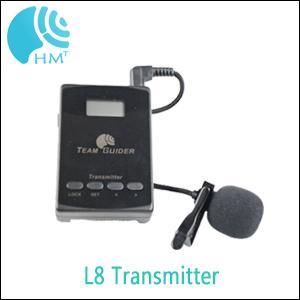 Émetteur sans fil tenu dans la main de guide touristique de système audio du guide touristique L8 pour le touriste